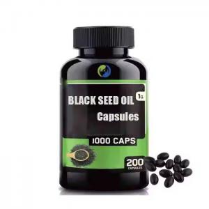 Private Label sea moss 3000mg black seed oil ashwagandha black seed oil softgel capsules