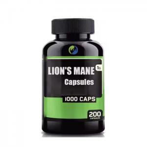 Private Label Supplement lions mane extract Organic Lion's Mane Lions Mane Mushroom Capsules