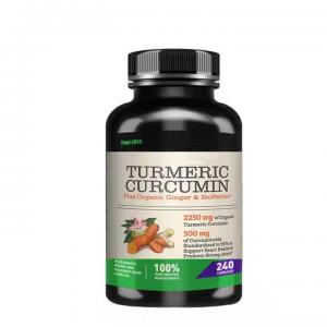 private label Supplement turmeric extract and black pepper Piperine turmeric curcumin capsules