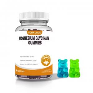 Sleep Supplements 500mg Magnesium Glycinate Vitamins Gummy Magnesium Glycinate Gummies