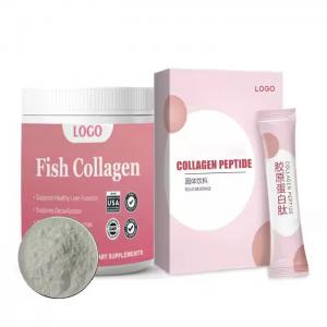 Food supplements Fish Collagen peptide drinks poudre hydrolyzed fish collagen drink powder