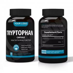 Private Label tryptophan 5-HTP capsule Amino Acid Supplement l-tryptophan capsules