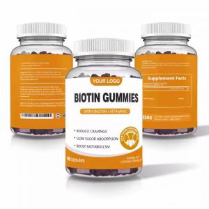 OEM vitamins and supplements biotin collagen gummy hair growth biotin vitamin gummies